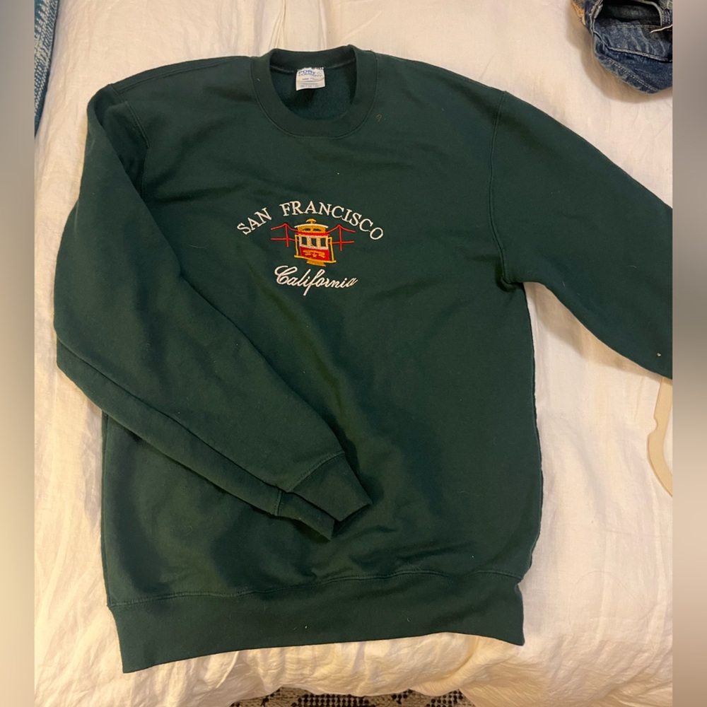Green San Francisco California Sweater